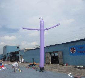 D2-28 Air Dancer Inflatable Purple Tube Man For Advertising