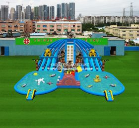 Pool2-575 Octopus Inflatable Pool Water Park