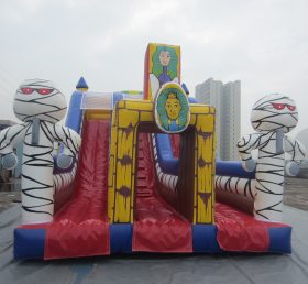 T8-1552 Egypt Jumping Castle Wirh Slide Inflatable Dry Slide For Kid