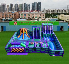 GF2-031 Inflatable Funcity Jumping Bouncy Obstacle Inflatable Outdoor Playground