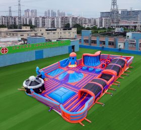 GF2-037 Inflatable Funcity Jumping Bouncy Obstacle Inflatable Outdoor Playground