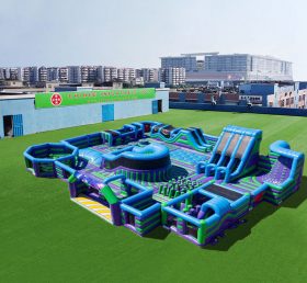 GF2-035 Inflatable Funcity Jumping Bouncy Obstacle Inflatable Outdoor Playground