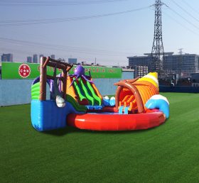 T8-4006 Octopus Inflatable Water Park For Fun