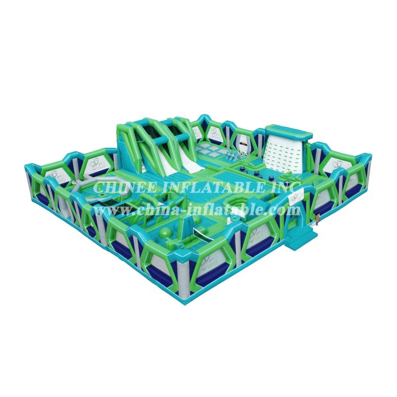 GF2-060 Inflatable Park Jumping Bouncy Obstacle Inflatable Outdoor Playground