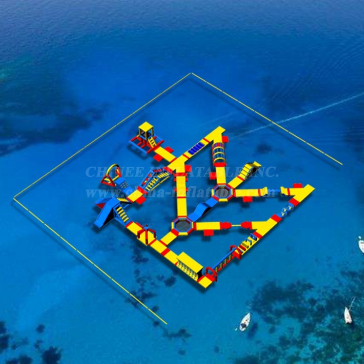S167 Inflatable Water Park Aqua Park Water Island