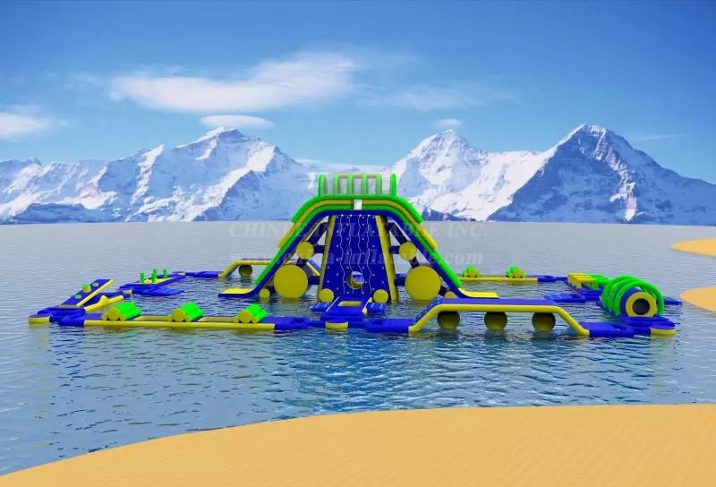 S163 Inflatable Water Park Aqua Park Water Island