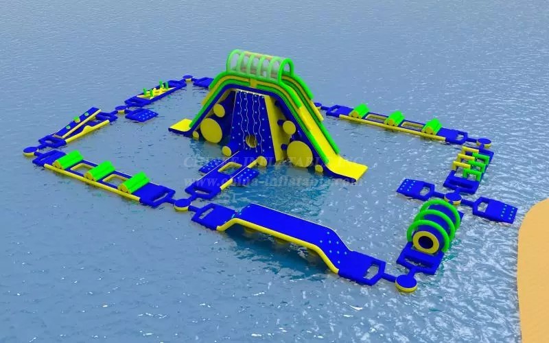 S163 Inflatable Water Park Aqua Park Water Island