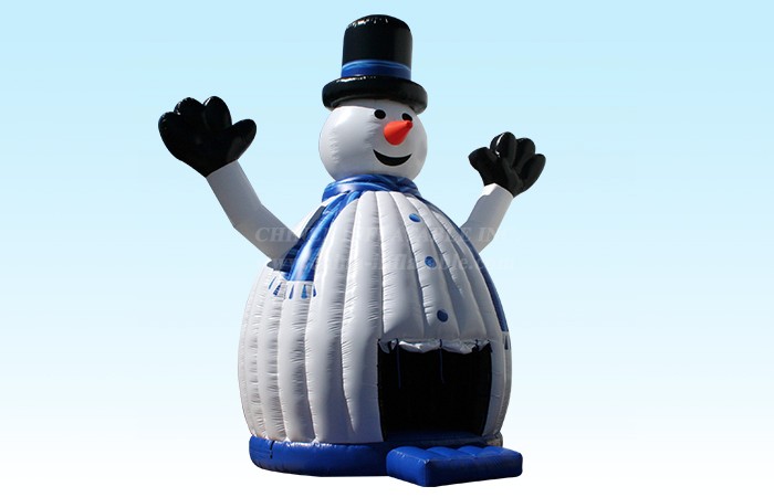 T2-4233 Snow Man Bounce House