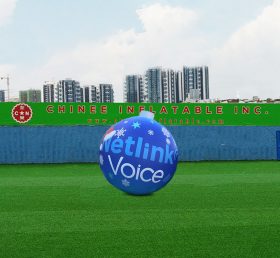 C1-331 10 Ft. Giant Inflatable Christmas Decoration Ball Netlink Voice