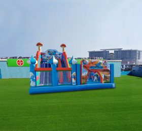 T6-847 The Smurfs Bouncy Castle