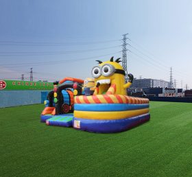 T6-860 Minions Inflatable Obstacle Course Playground