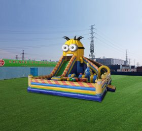 T6-861 Minions Inflatable Obstacle Course Playground