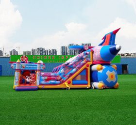 T6-1124 Inflatable Fairy Tale Flying Theme Castle