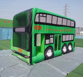 T2-3260 Bus Shape Inflatable Bounce House with Slide