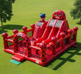 T6-6263 Miraculous Ladybug Theme Inflatable Funcity