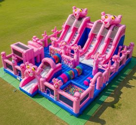 T6-6270 Pink Panther Theme Inflatable Funcity