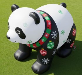 C1-744 Christmas Panda Inflatable Cartoons