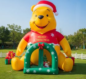 C1-746 Winnie the Pooh Christmas Inflatable Cartoon