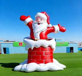 C1-803 Santa Claus Chimney Inflatable Model Product