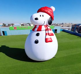 C1-808 Snoopy Snowman Inflatable Cartoons