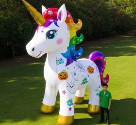 Cartoon3-330 Halloween Unicorn Inflatable Cartoon