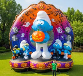 Cartoon3-395 The Smurfs Halloween Inflatable Cartoons