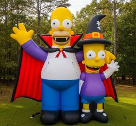 Cartoon3-415 The Simpsons Halloween Inflatable Cartoons