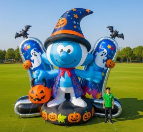 Cartoon3-419 The Smurfs Halloween Inflatable Cartoons