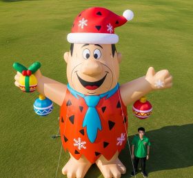 Cartoon3-553 The Flintstones Christmas Inflatable Cartoon