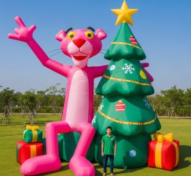 Cartoon3-588 Pink Panther Christmas Inflatables