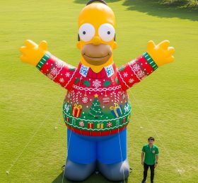 Cartoon3-589 The Simpsons Christmas Inflatable Cartoons