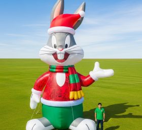 Cartoon3-602 Looney Tunes Bunny Christmas Inflatable Cartoons