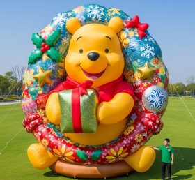 Cartoon3-605 Winnie the Pooh Christmas Inflatable Cartoons