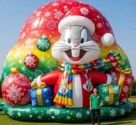 Cartoon3-650 Bugs Bunny Christmas Inflatable Cartoon