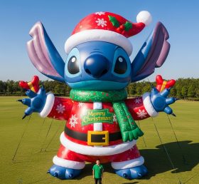 Cartoon3-664 Lilo & Stitch Christmas Inflatable Cartoon
