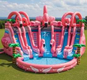 Pool3-469 Flamingo Theme Pool Water Park
