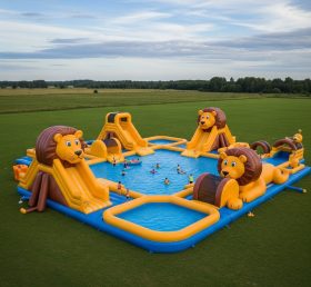 Pool3-485 Lion Theme Pool Water Park