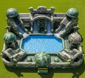 Pool3-493 Military Style Theme Pool Water Park