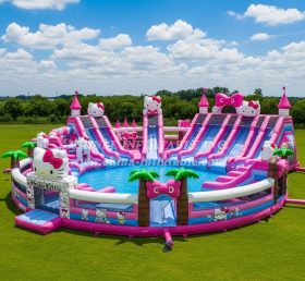 Pool3-611 Hello Kitty Theme Pool Water Park