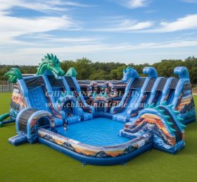 Pool3-612 How to Train Your Dragon Theme Pool Water Park