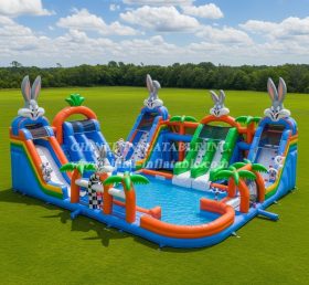 Pool3-629 Looney Tunes Theme Pool Water Park
