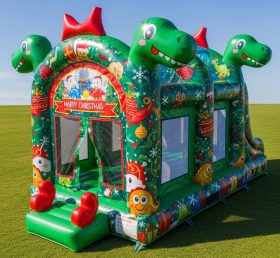 T2-8620 Christmas Dinosaur Inflatable Bouncer