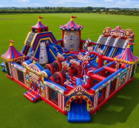 T6-6688 Circus Theme Inflatable Park