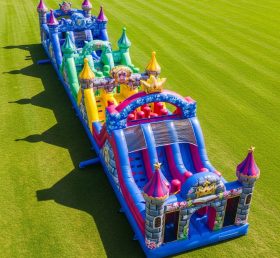 T7-3809 Fairy Tale Theme Inflatable Obstacle Course