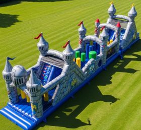 T7-3885 Knight Theme Inflatable Obstacle Course