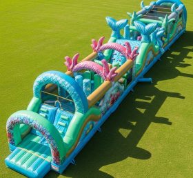 T7-3901 Mermaid Theme Inflatable Obstacle Course