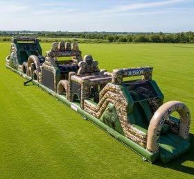 T7-3905 Military Style Theme Inflatable Obstacle Course