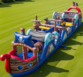 T7-3963 Pirates Theme Inflatable Obstacle Course
