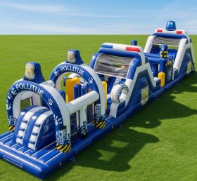 T7-3971 Police Station Theme Inflatable Obstacle Course