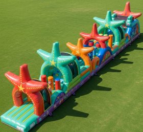T7-4011 Starfish Theme Inflatable Obstacle Course